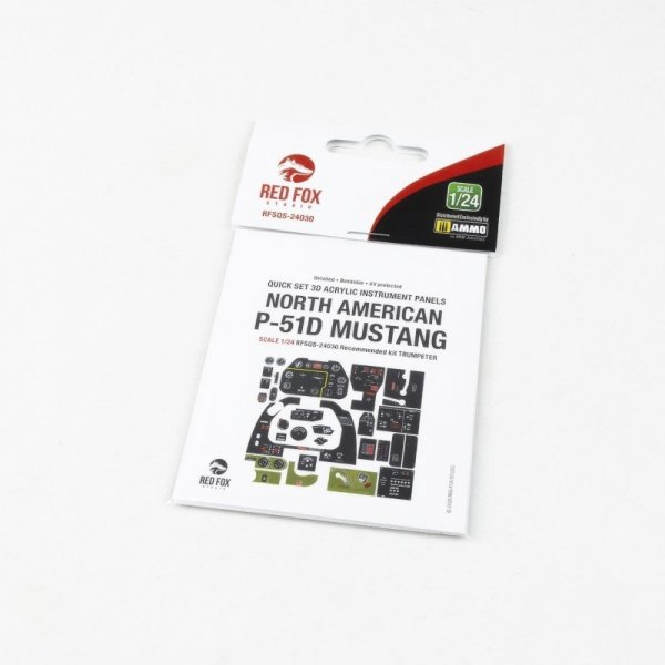 Red Fox Studio QS-24030 North American P-51D Mustang for Trumpeter kit 1/24