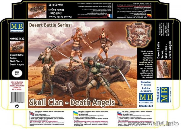 Master Box 35122 Desert Battle Series Skull Clan Death Angels