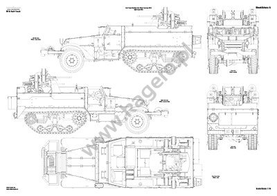 Kagero 7088 M16 Half-Track EN/PL