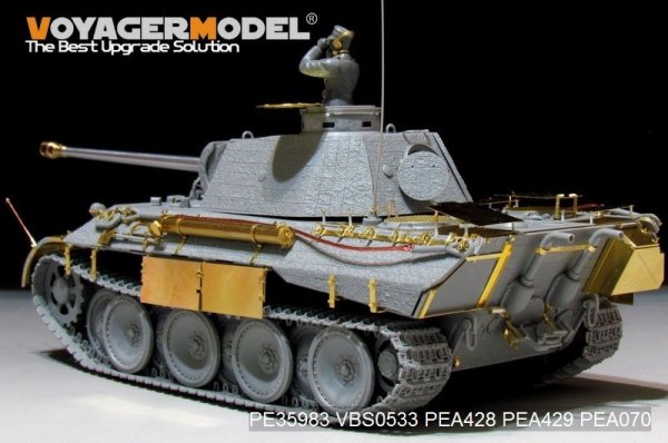 Voyager Model PE35983 WWII German Panther D Tank Late version Basic For TAKOM 2104 1/35