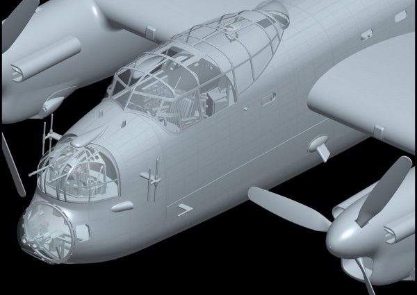 HK Models 01E012 Avro Lancaster B MkI/ B MkIII/ Dambuster 3 in 1 1/32