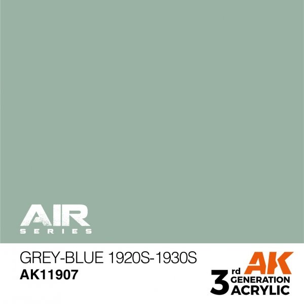 AK Interactive AK11907 GREY-BLUE 1920S-1930S – AIR 17ml