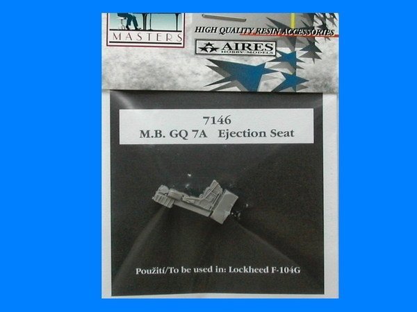 Aires 7146 M. B. GQ 7A seat for F-104G 1/72 