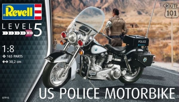 Revell 07915 US Police Motorbike (1:8)
