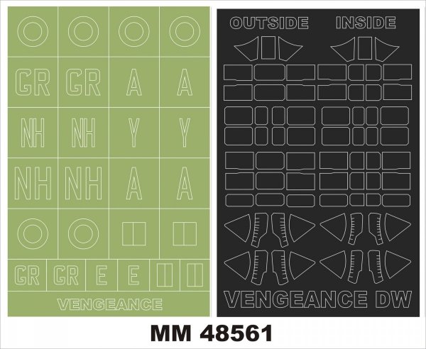 Montex MM48561 VENGEANCE II for DORA WINGS 48044 1/48