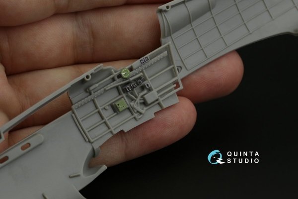 Quinta Studio QD48272 P-40B 3D-Printed &amp; coloured Interior on decal paper (Airfix) 1/48