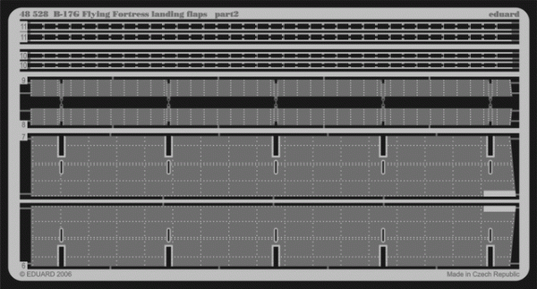 Eduard 48528 B-17G landing flaps 1/48  (MONOGRAM, REVELL)