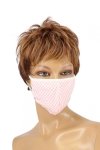 maska ochronna na twarz z filtrem różowa 