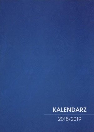 Kalendarz nauczycielski 2018 2019 niebieski
