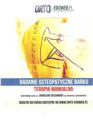 Badanie osteopatyczne barku Terapia manualna płyta DVD