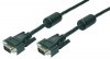 Kabel VGA LogiLink CV0016 VGA 2x Ferryt, 10m