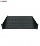 Półka do szafy 19&quot; Intellinet 150mm 1U pełna, czarna