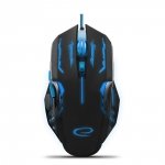 Mysz przewodowa Esperanza MX403 Apache optyczna Gaming 6D USB niebiesko-czarna