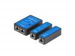 Tester kabli Lanberg NT-0404 PoE RJ45, RJ11, Coaxial