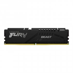 Pamięć DDR5 Kingston FURY Beast 16GB (1x16GB) 4800MHz CL38 1,1V Czarna
