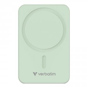 Powerbank Verbatim Charge 'n' Go Essentials Magnetic Wireless 20000mAh USB-C PD 3.0 Green