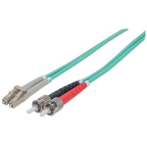 Światłowód krosowy TechlyProPro ST-LC duplex 50/125 OM3, MM 3m