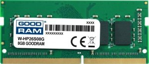 Pamięć SODIMM DDR4 GOODRAM 8GB 2666MHz  ded. do HP (W-HP26S08G)