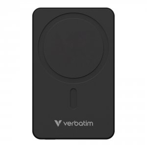 Powerbank Verbatim Charge 'n' Go Essentials Magnetic Wireless 5000mAh USB-C PD 3.0 Black
