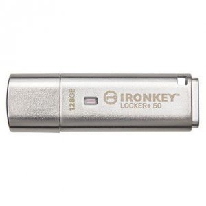 Pendrive Kingston IronKey Locker+ 50 128GB USB 3.2 Gen 1