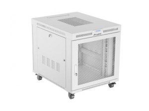 Szafa instalacyjna Rack stojąca 19&quot; 15U 800x1000 Drzwi Perforowane szara Lanberg (flat pack) LCD