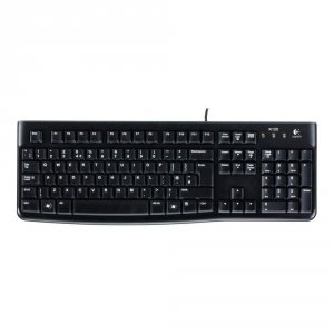 Klawiatura przewodowa Logitech K120 układ czeski czarna