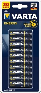 Baterie VARTA ENERGY AA 1.5V 30 szt