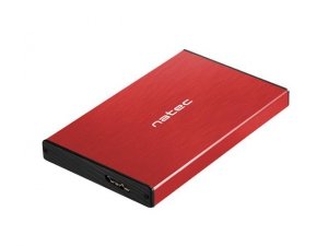 Obudowa na dysk HDD/SSD Natec RHINO Go USB 3.0 2.5&quot; SATA czerwona