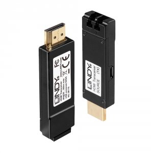 Extender światłowodowy LINDY HDMI 4K30, LC Duplex, 300m