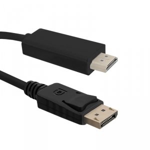 Kabel Qoltec DisplayPort v1.2 męski | HDMI męski | 5K | 2m