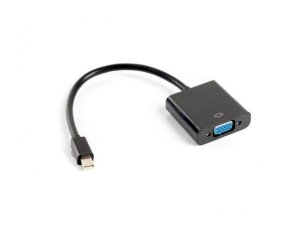 Kabel adapter Lanberg AD-0006-BK mini Displayport (M) -&gt; VGA (F) czarny