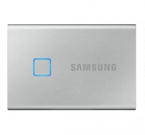 Dysk SSD zewnętrzny Samsung T7 Portable Touch 500GB (1050/1000 MB/s) USB 3.1 Silver