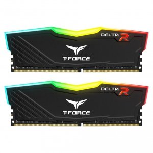 Pamięć DDR4 Team Group T-FORCE Delta RGB 64GB (2x32GB) 3600MHz CL18 1,35V Czarna
