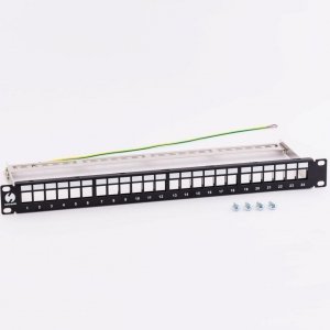 Patch panel keystone 19&quot; 24-porty, FTP Netrack