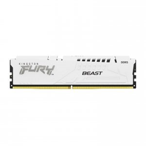 Pamięć DDR5 Kingston FURY Beast 16GB (1x16GB) 6400MHz CL32 1,4V White XMP