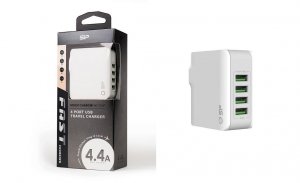 Ładowarka sieciowa Silicon Power Boost Charger WC104P 2,4A (22W) 4xUSB, wersja global