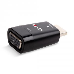 Konwerter HDMI do VGA LINDY czarny