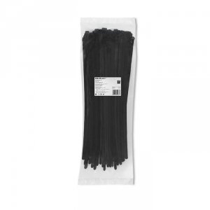 Opaski zaciskowe Qoltec wielorazowe/trytytki | 7.2*450mm | Nylon UV | Czarne
