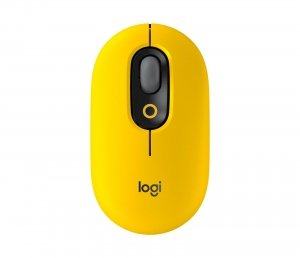 Mysz bezprzewodowa Logitech Pop Mouse Black &amp; Yellow optyczna