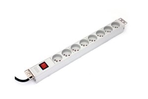 Listwa zasilająca DIGITUS 19&quot;, 1U, 8 gniazd, 16A, 1,8m