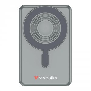 Powerbank Verbatim Charge 'n' Go 2C Display Magnetic Wireless 10000mAh 3xUSB-C PD 3.0 QC 3.0 Szary