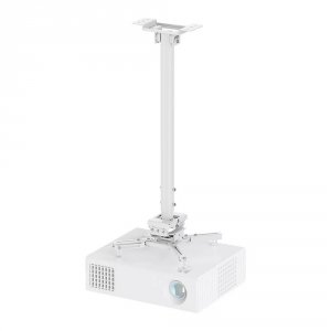 Uchwyt sufitowy do projektora Neomounts CL25-550WH1 74,5-114,5 cm max. 35kg biały