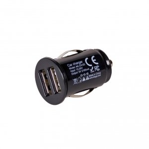 Ładowarka samochodowa Akyga AK-CH-02 12V 2xUSB 2100mA czarna