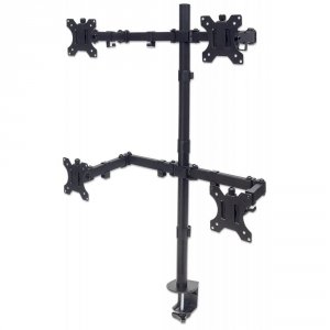 Uchwyt biurkowy Manhattan 13&quot;-32&quot; 4x8kg, 4 monitory