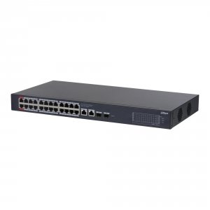 Switch zarządzalny Dahua CS4228-24GT-240 24x1GbE 2x1GbE uplink 2xSFP uplink PoE 240W