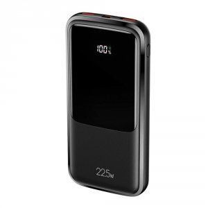 OUTLET: Powerbank Usams PB58 10000mAh 22,5W 1xUSB-C PD + 2xUSB-A Fast Charge -czarny - USZ OPAK