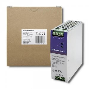 Zasilacz na szynę DIN Qoltec przemysłowy | 150W | 24V | 6.25A
