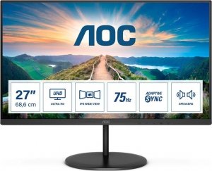 Monitor AOC 27&quot; U27V4EA 2xHDMI DP głośniki - USZ OPAK
