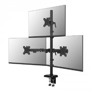Uchwyt biurkowy na trzy monitory Neomounts DS60-600BL2-1 10"-32" max. 3x9kg max. VESA 100x100