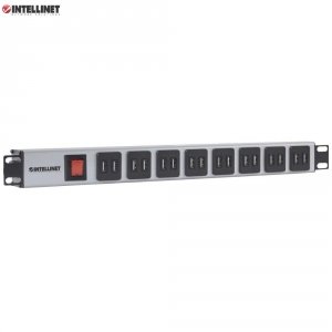 Listwa zasilająca Intellinet Rackowa 19&quot; 1U, 16 gniazd USB, Typ A, 2m
